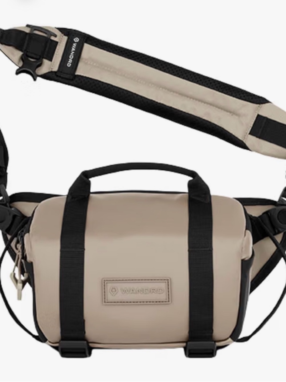 WANDRD Beige Camera Sling Bag with Black Straps